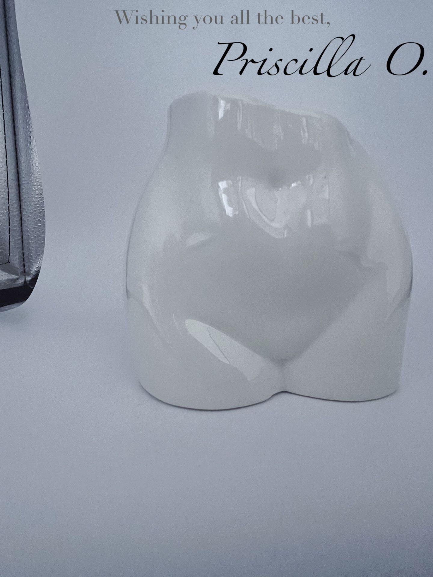 Ceramic Vase Human Body Modeling Art Vase Nordic Ins Home Decoration Ceramic Vase Sculpture White Flower Vase