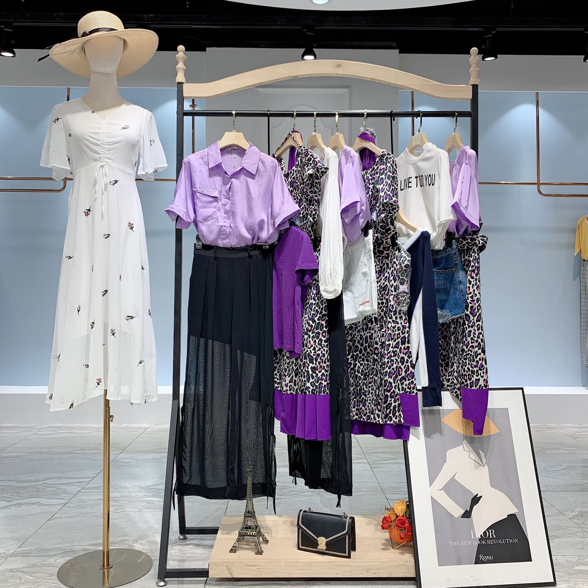 斐娜晨中高端品牌折扣女装批发专柜撤柜库存尾货特价清仓处理乐町