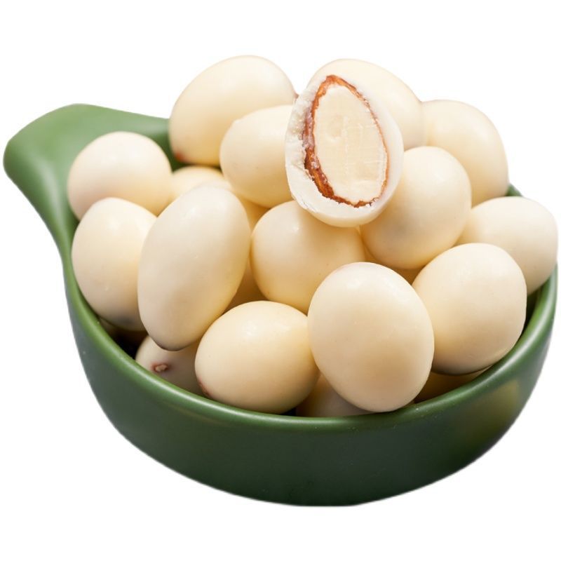 新疆特产酸奶巴旦木仁新品巧克力夹心儿童网红奶豆零食扁桃仁坚果