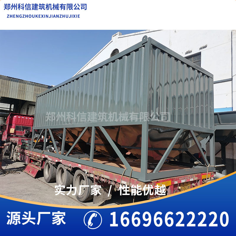 100吨大型卧式水泥仓 可移动散装水泥仓 50-100吨搅拌站储料仓