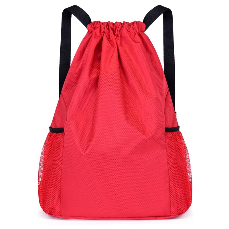 Drawstring Bag Drawstring Bag Sports and Leisure Backpack Oxford Cloth Large Travel Bag Student Football Shoe Bag Basketball Bag