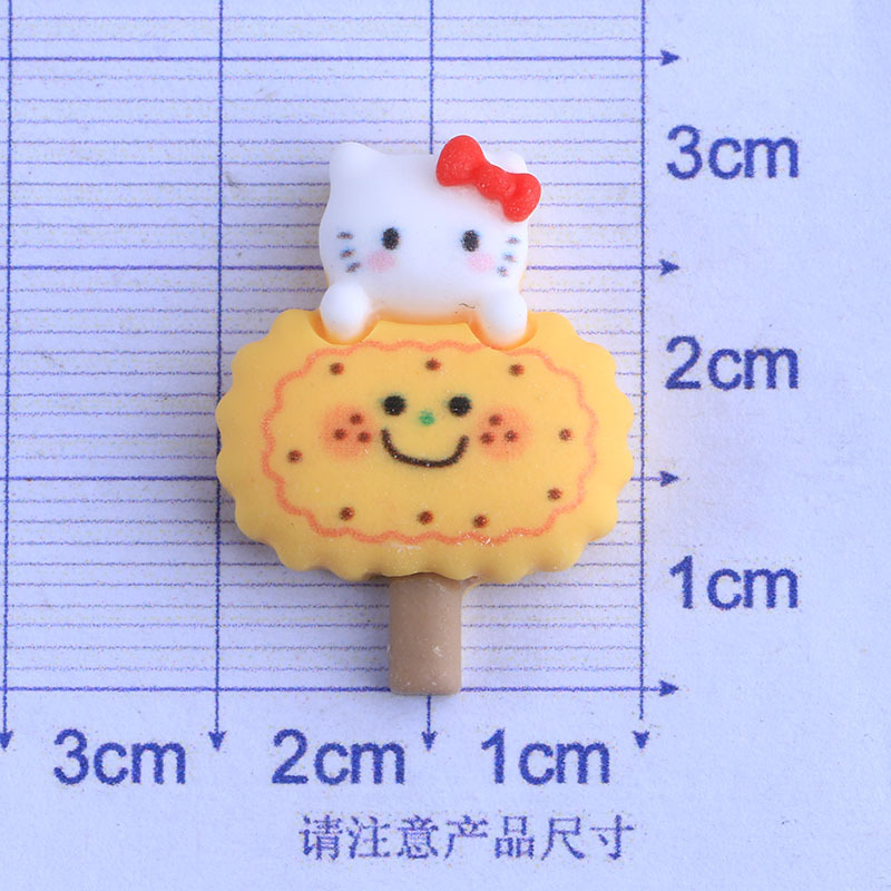 Cat Series Cake Cream Glue DIY Simulation Candy Toy Resin Jewelry Accessories Phone Case Material Decoration Ornaments