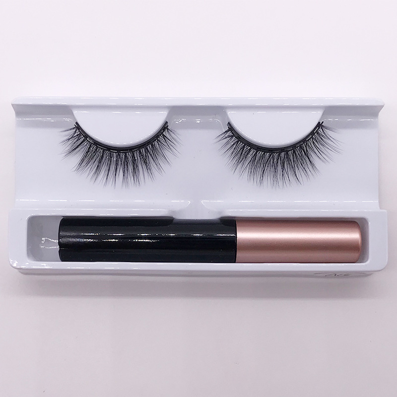 Ten Magnet False Eyelashes One-Pair Package Magnetic Liquid Eyeliner Set Soft and Comfortable Magnetic Eyelash