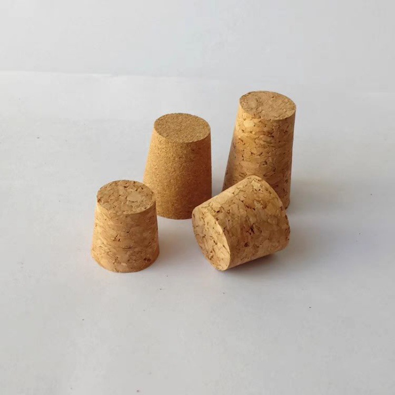 软木塞加工锥形瓶盖陶瓷玻璃瓶酒坛酒缸密封塞子泡酒瓶封口盖跨境