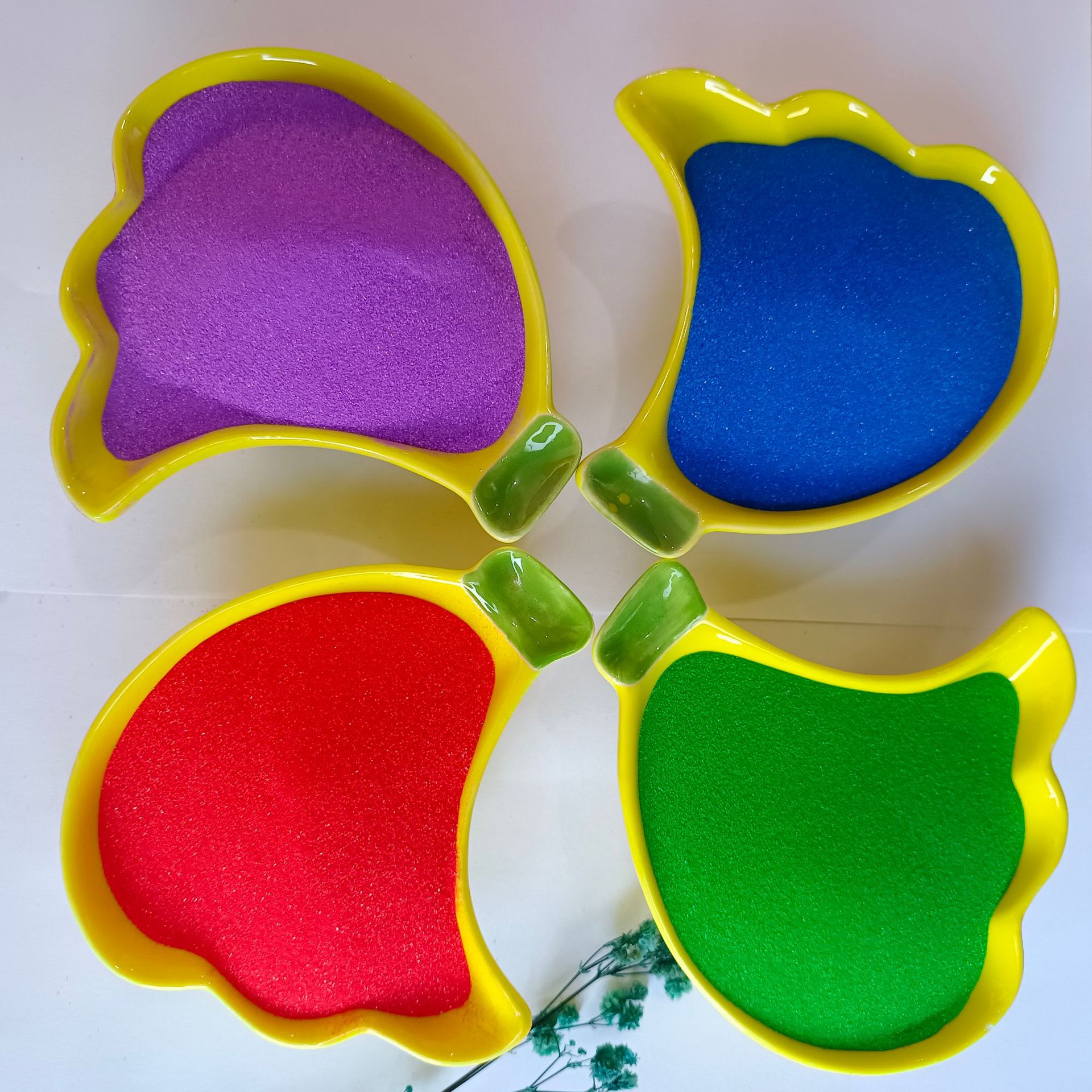 厂家供应染色彩砂儿童沙画彩沙瓶装小袋彩沙子烧结细砂