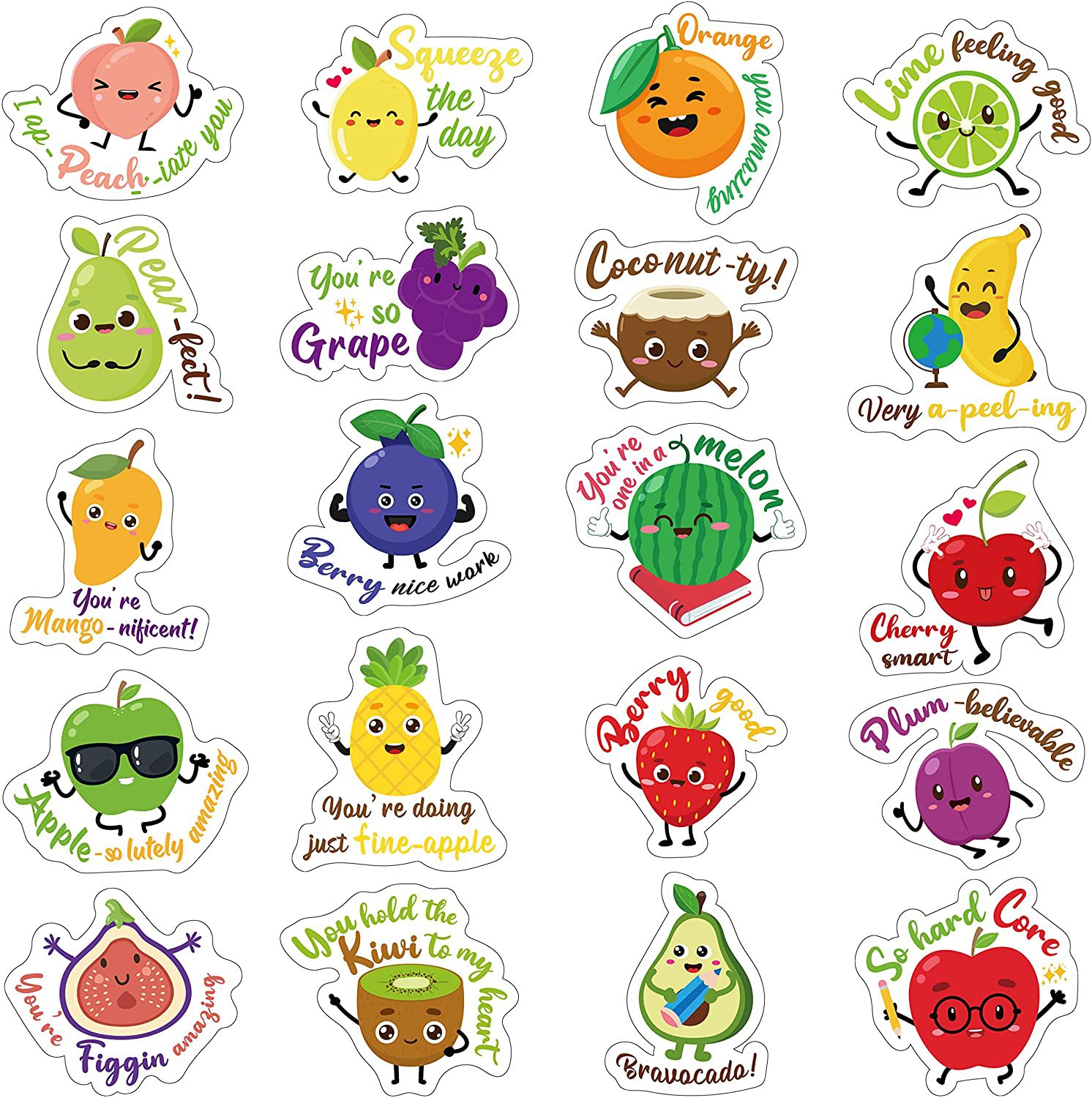 东莞常平塘厦四色轮转彩色水果奖励贴纸 diy 艺术儿童教师学校标