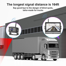 数字无线倒车影像7寸显示器12V24V 卡车货车大巴高清夜视记录仪