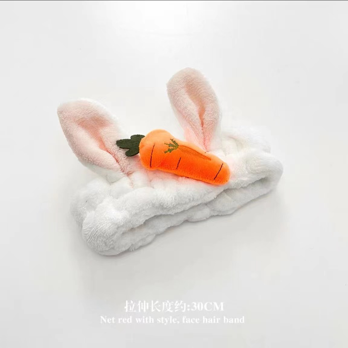 2023 Korean Cute Face Wash Hair Bands Hair Band Female Online Influencer Korean Makeup Rabbit Ears Antlers Hair Band Wholesale for Women