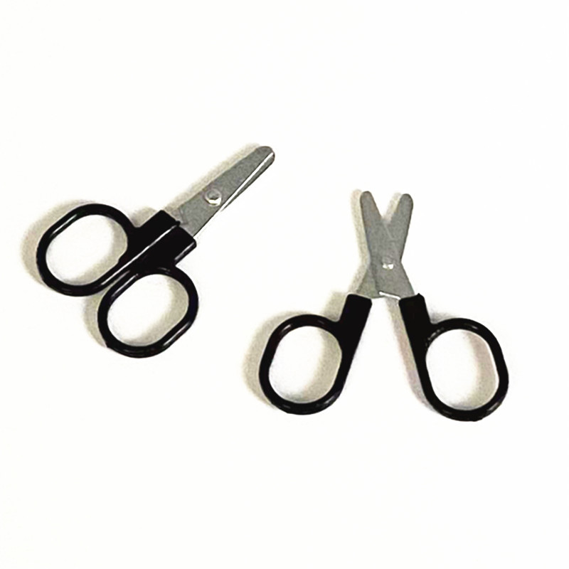 Plastic Handle Children's Mini Small Scissors Sewing Kit Accessories Loose Thread Cutting Paper Cut by Hand Stainless Steel Scissors Wholesale