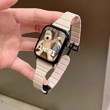适用于Apple Watch苹果手表iwatch789代se小蛮腰轻薄吸磁扣表带细
