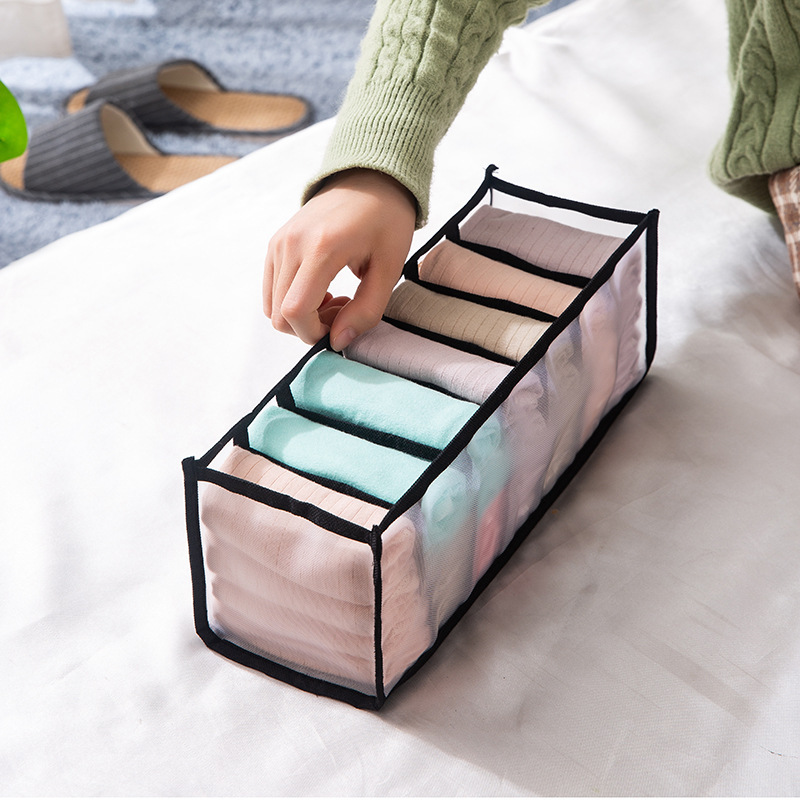 T-shirt Clothes Storage Fantastic Pants Storage Box Storage Box Wardrobe Drawer Clothing Separated Bag Basket Folding