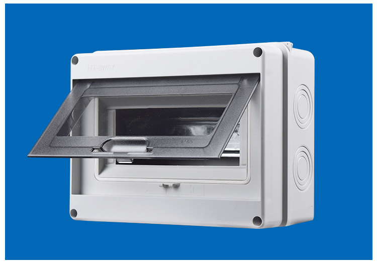 室外塑料防水箱5/8/12回路家用配电箱户外防雨盒 空气开关配电盒