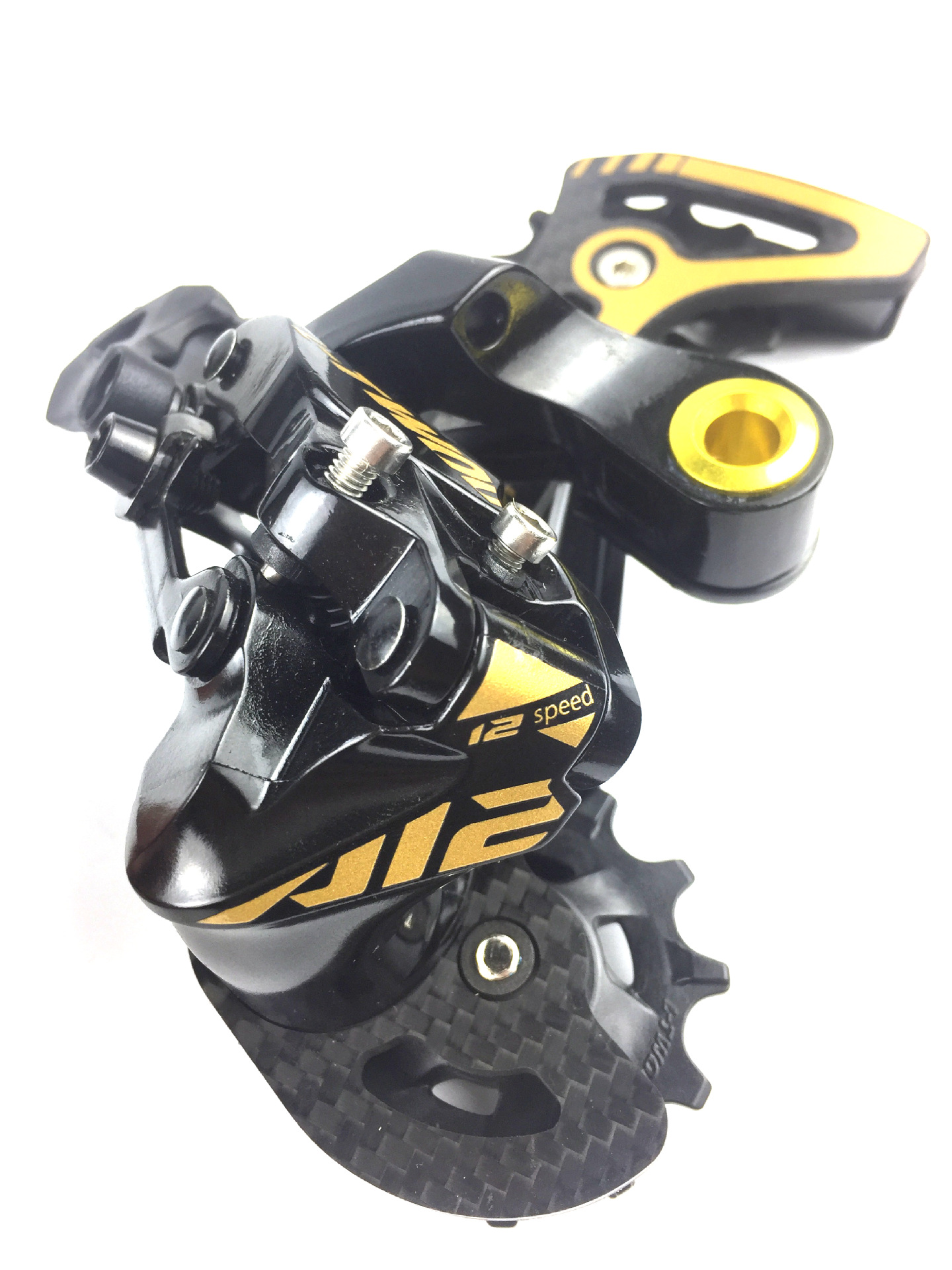 ltwoo蓝图at12 山地车12速变速器套件黑金指拨后拨兼容52t