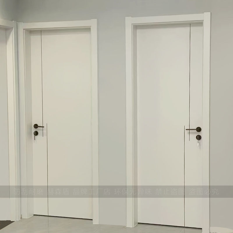 木门 实木卧室门室内门生态门实木门房间门碳晶门套装