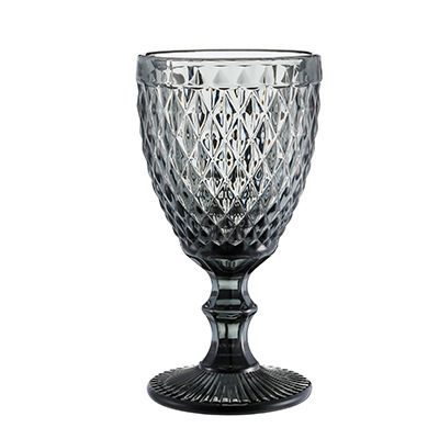 Diamond Pattern Red Wine Glass Goblet Thick Color Champagne Glass Retro Wine Glass Whiskey Cup