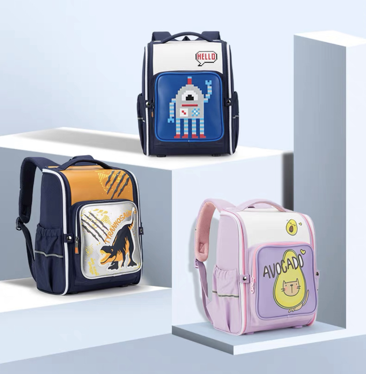 其他款可咨询下单2799kly小学生书包女孩双肩包文具盒书包组合