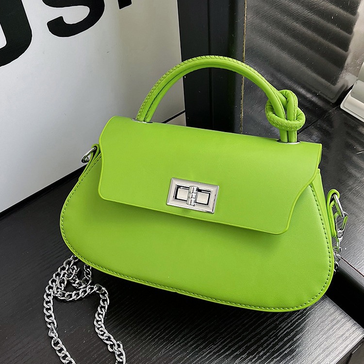 跨境包包女包2024夏季款新款百搭链条斜挎包小众糖果色时尚手提包