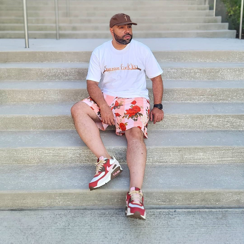 美式西海岸潮牌短裤ericemanuel ee短裤男士运动休闲大码嘻哈短裤