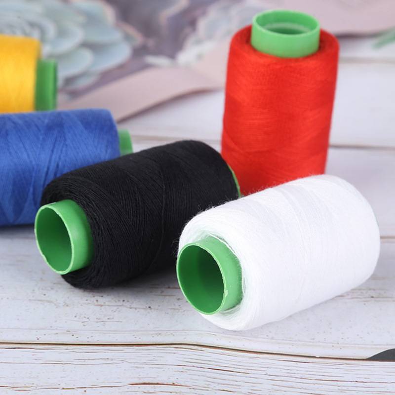 小彩线小线团黑白红色老太婆针线包缝纫线外贸针线活一元百货批发