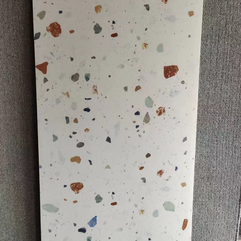 通体水磨石哑瓷砖6001200亮光餐厅商场服装店奶茶店工程防滑地砖