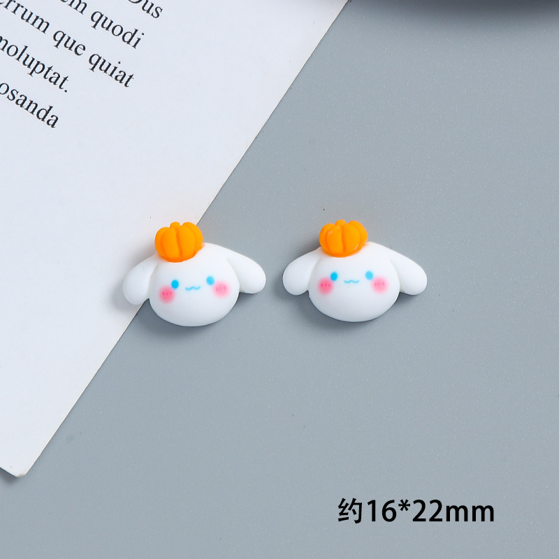Cartoon Nightcap Dog DIY Cream Glue Phone Case Goo Card Material Handmade Jewelry Resin Epoxy Small Accessories