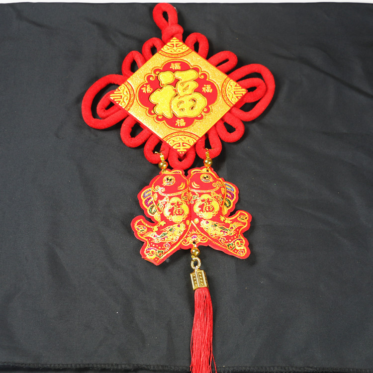 2021牛年新款绒布挂件 车挂件 小挂件 小号中国结挂件