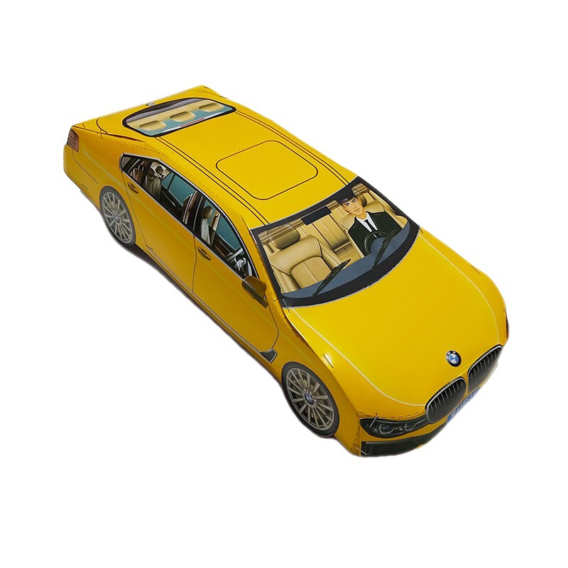 祭祀用品纸扎奔驰轿车汽车纸钱周年烧七金元宝金条清明