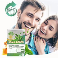新包装KOALA DROPS考澳拉喉宝尤加利麦卢卡蜂蜜硬糖润喉宝