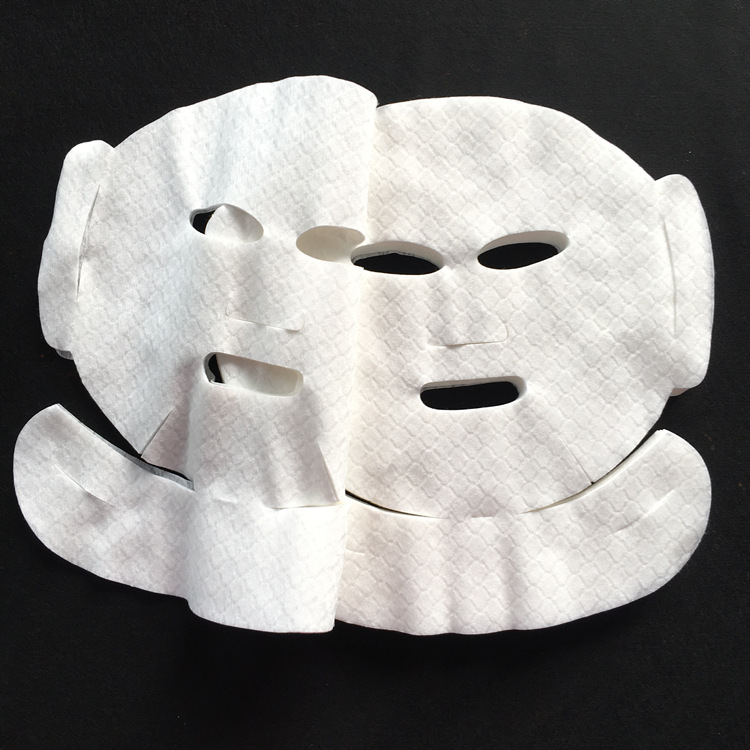 双挂耳式包脖子v脸面膜纸弹力棉菱形面膜布3d提拉紧致无纺布干膜