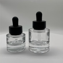 新款现货滴管瓶15ML精华液瓶20ML原液瓶30ML化妆品精油分装玻璃瓶