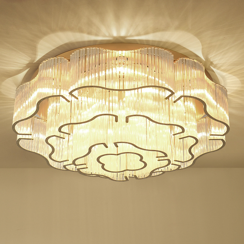 新中式吸顶灯客厅水晶灯现代简约酒店别墅轻奢大气家用中国风灯具