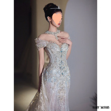 法式鱼尾婚纱新娘主纱2025新款重工小礼服裙高端轻奢小众婚礼魅瞿