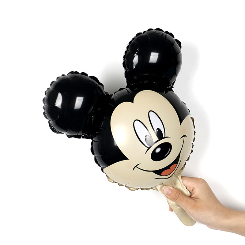 跨境 迷你米奇头铝膜气球 米妮头儿童米老鼠主题生日派对装饰气球