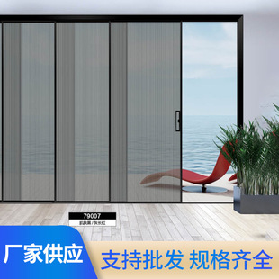 批发厨房推拉门三联动缓冲阻尼器阳台推拉门钛镁合金门阳台隔断门