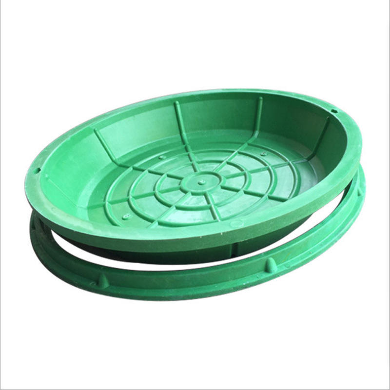 长期提供下沉式500圆绿化带smc草盆井 smc纯树脂复合草盆井盖