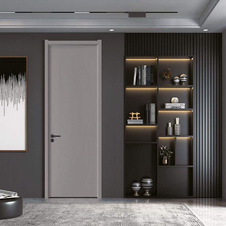 厂家直销室内卧室生态免漆碳晶烤漆零度无漆房间套装环保实木门