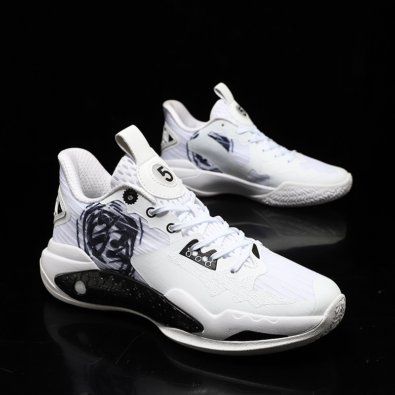篮球鞋2024新款欧文中帮情侣篮球鞋学生耐磨透气比赛实战训练鞋子