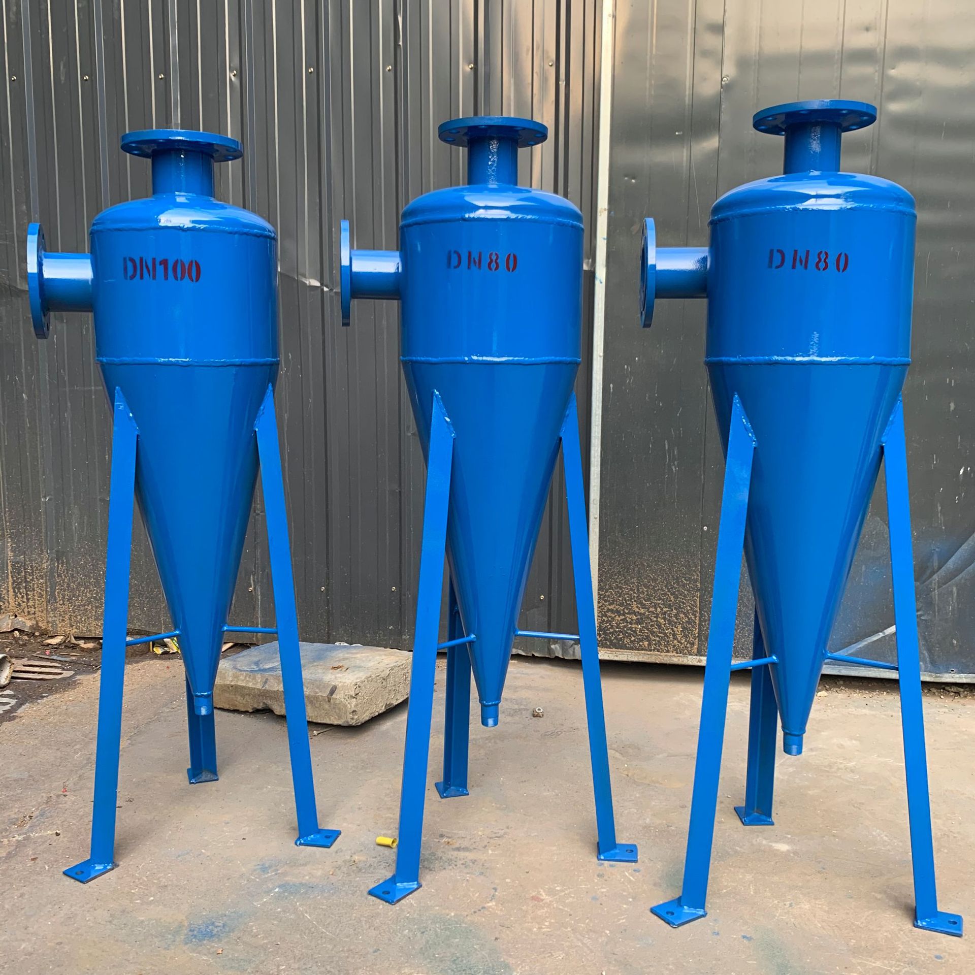 304不锈钢旋流除砂沙器自动排污河水沙水分离器井水离心式过滤器