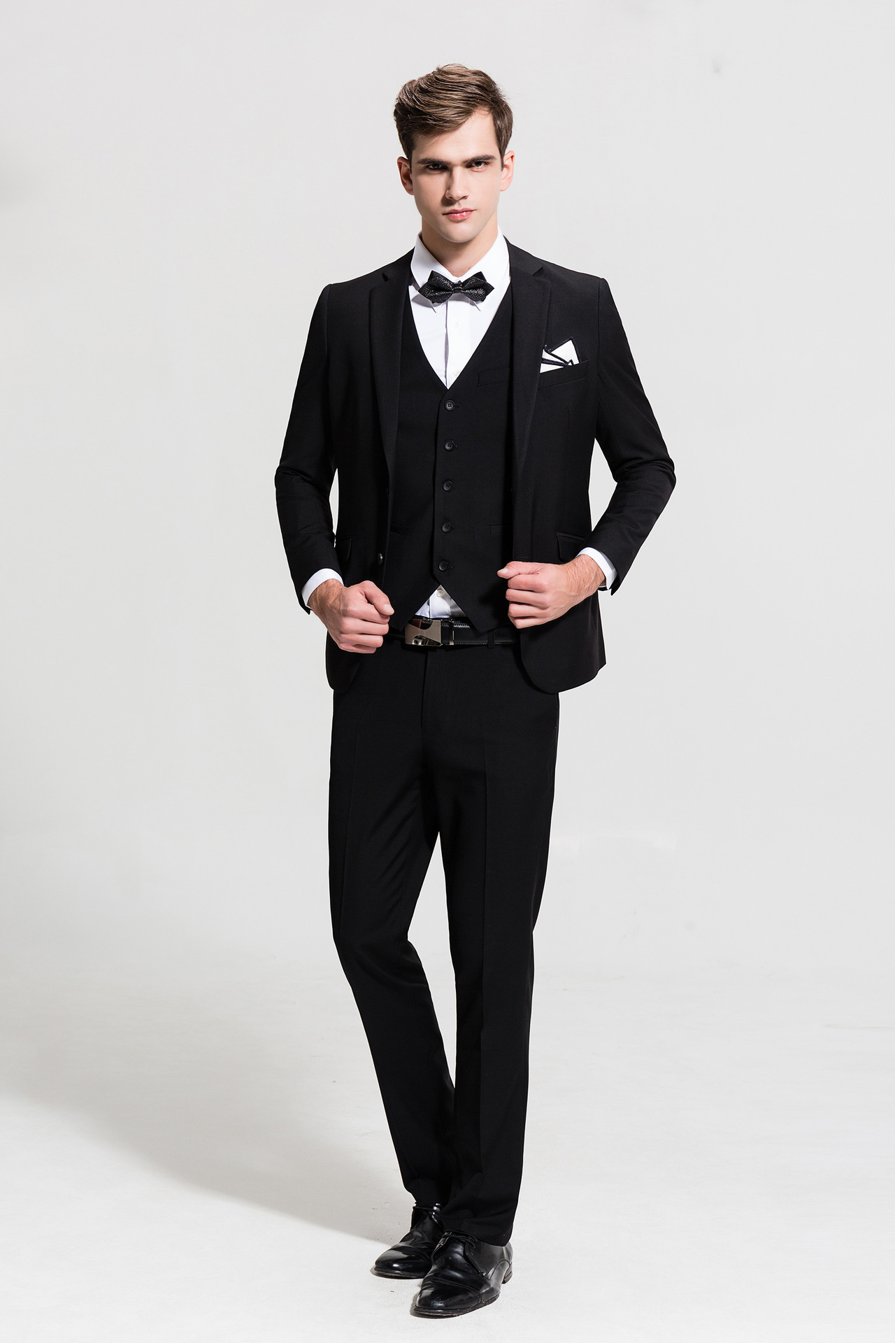 男士西装外套正装商务套装修身西服伴郎礼服上班通勤婚礼服装外套