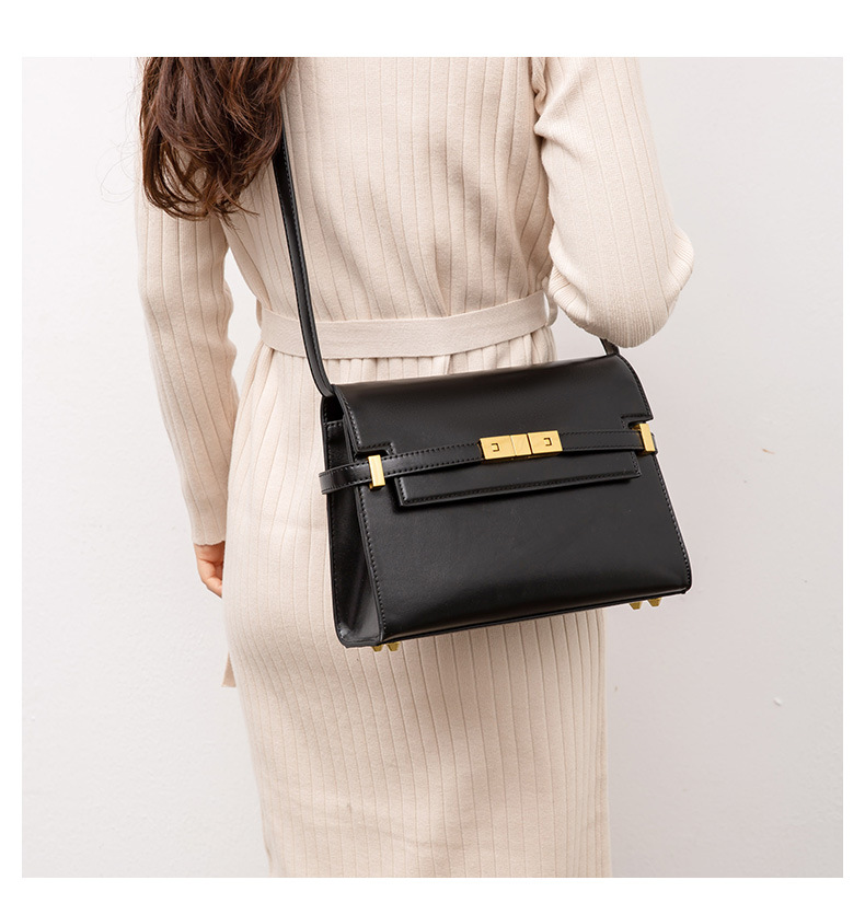 曼哈顿大容量邮差包2020新款潮凯莉包单肩斜挎包包女高质感腋下包