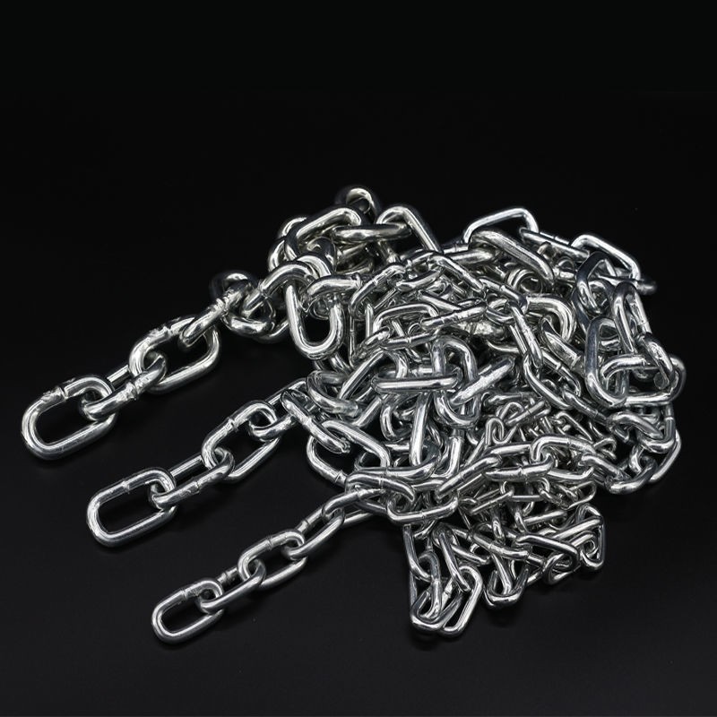 Factory Galvanized Iron Chain Decoration Chain Hot Dip Galvanized Chain Drive Boat Anchor Anchor Chain Protective Grating Chain Lifting Chain