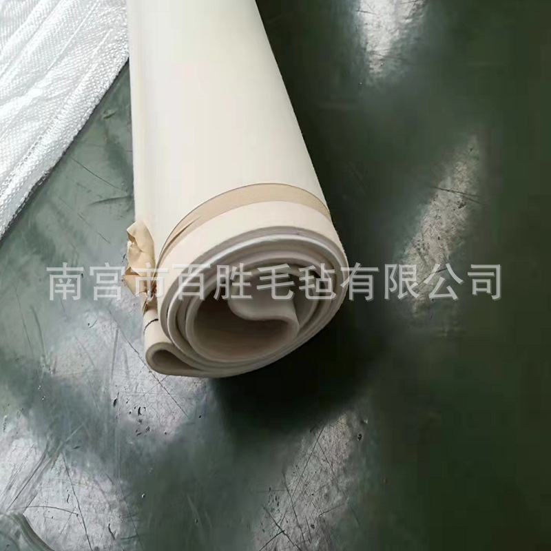 百胜毛毡厂家供应针织定型套毯 转移印花耐/高温毛毯 螺旋干网