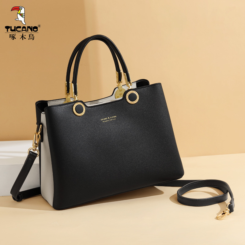 啄木鸟女士包包2024新款春夏大容量中年单肩斜挎包送妈妈手提包女