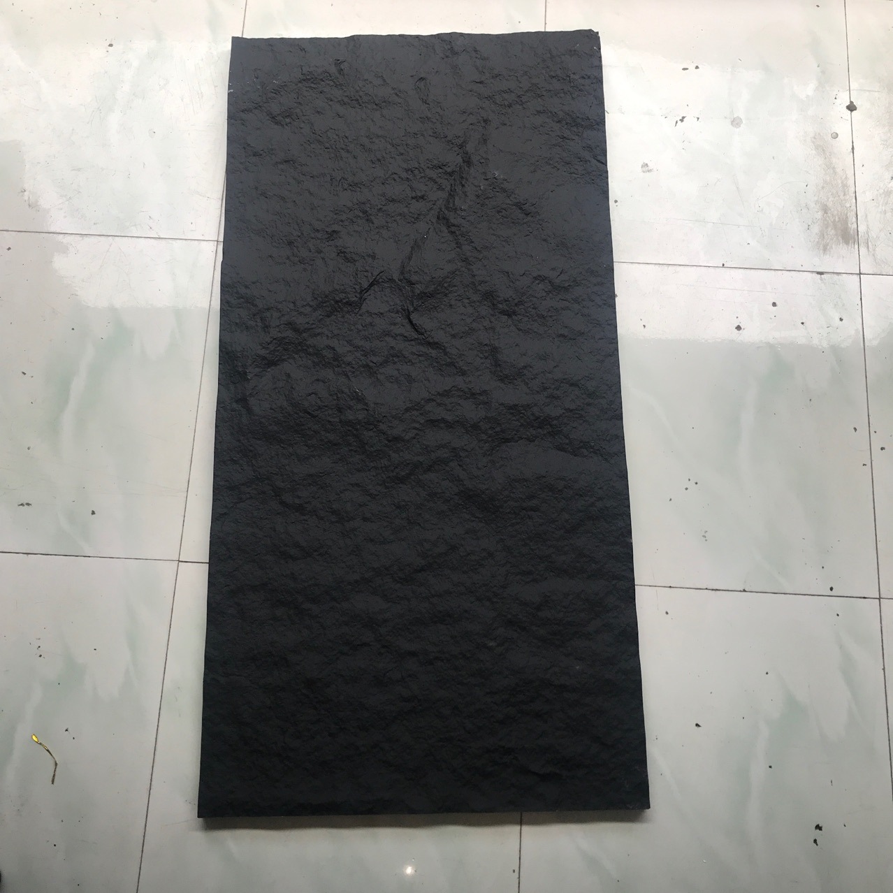 太空黑色pu蘑菇石人造中式石头仿古室内外复古网红 pu 轻质文化石