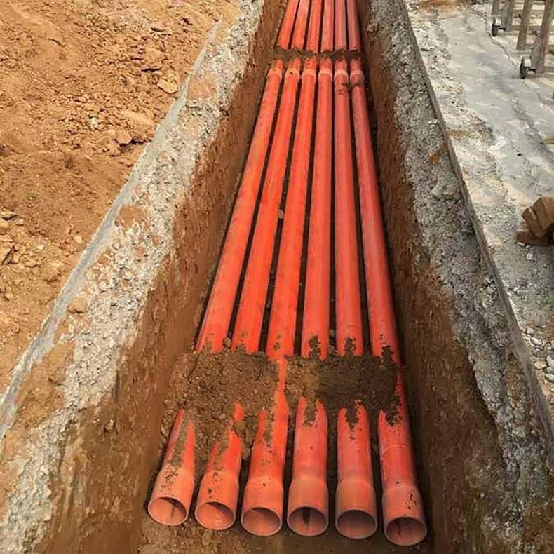 cpvc电力套管cpvc实壁地埋电缆保护管mpp电力直埋管耐高温穿线管