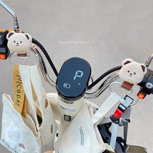 电动车挂钩前置通用免打孔婴儿车自行摩托车可爱合金大承重挂物钩