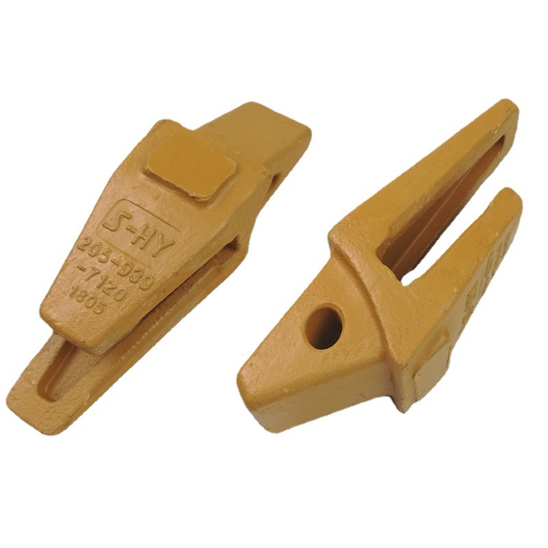 适用于挖掘机挖斗齿根齿座斗齿牙黄齿铲斗牙黄齿座小松200齿根