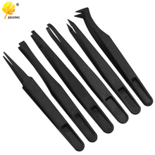 Anti-Static Clip Nail Art Acrylic Gel Nail Nippers Tweezers