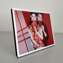 O7W0批发大韩烤瓷水晶摆台洗照片做成相框摆件婚纱照制作相片放大