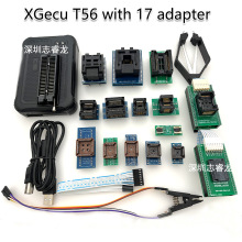 XGecu T56 编程器 支持3.4万+ Nor NAND Flash EMMC 带17个配件